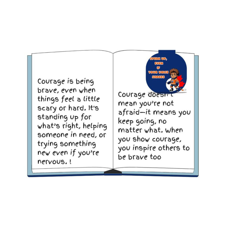 Courage Magnetic Bookmark