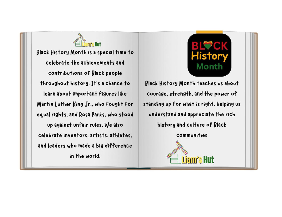 Heart Black History Magnetic Bookmark