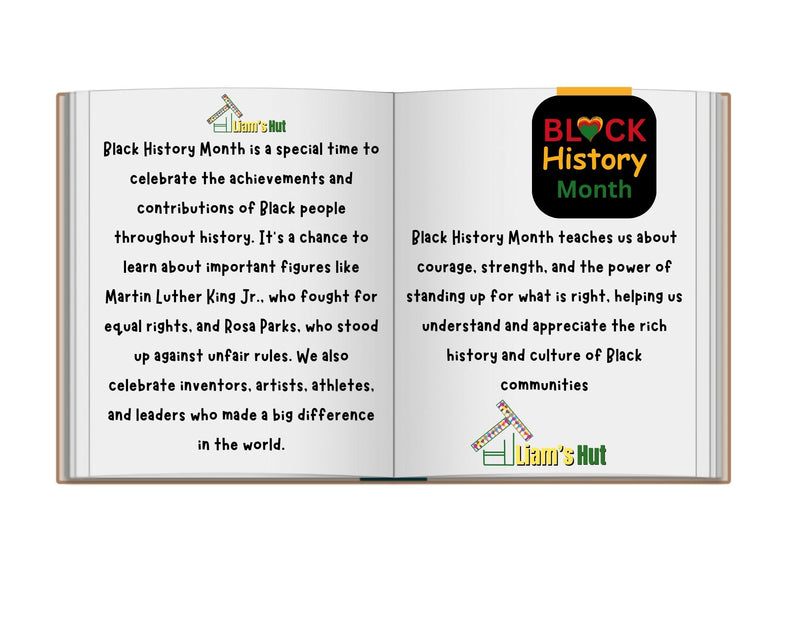 Heart Black History Magnetic Bookmark